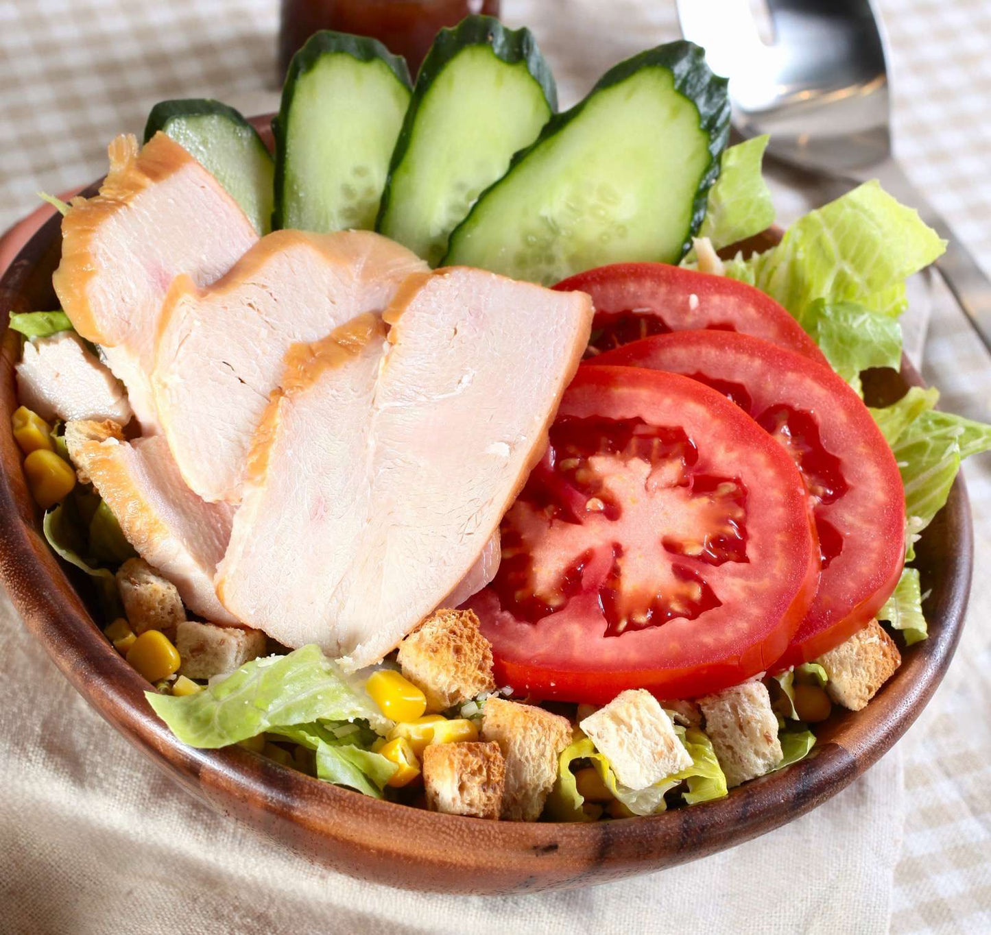 007 柚子汁烤雞田園野菜沙律