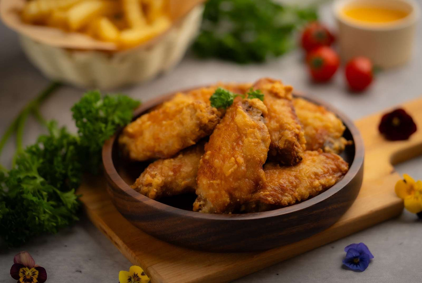 030 黃金牛油雞翼