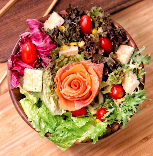 002 煙三文魚凱撒沙律