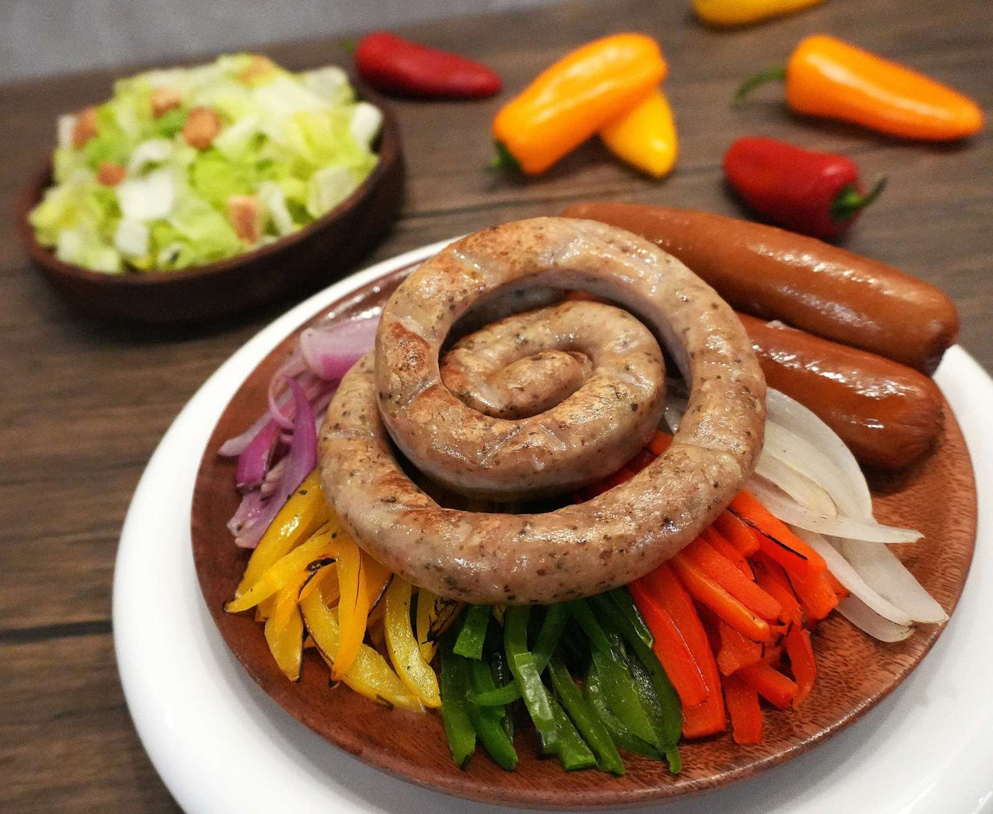 009 德國烤肉腸甜椒車厘茄沙律