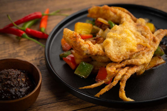 074 馬拉盞甘香XO醬炒軟殼蟹 ( 2 磅 約 8 - 10 隻 )