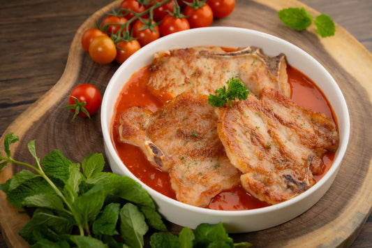 082 拿破崙鮮茄燴豬扒