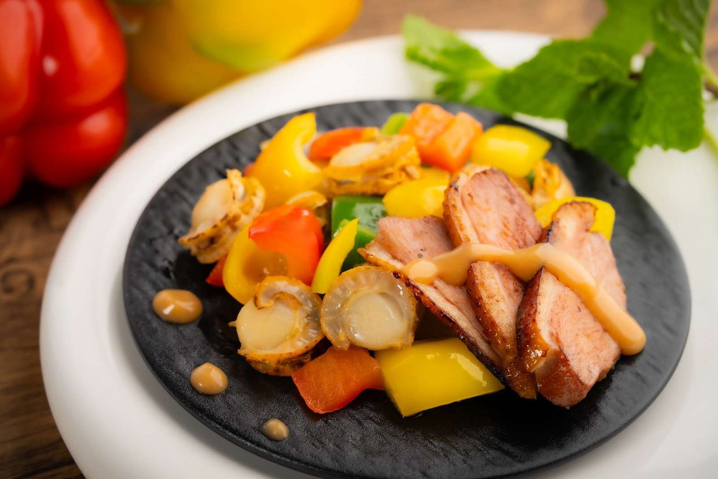 095 龍蝦汁焗鴨胸帆立貝