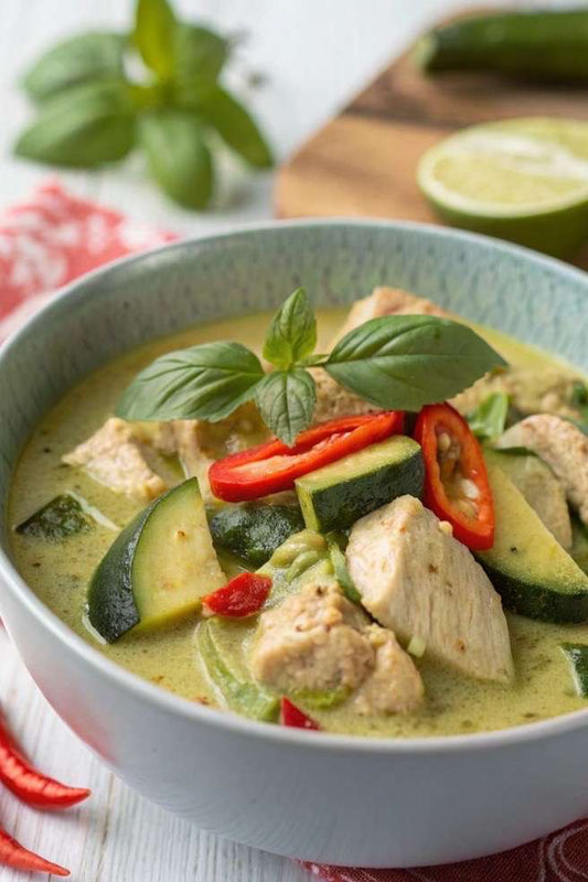 107 泰式香葉青咖喱燴豬扒