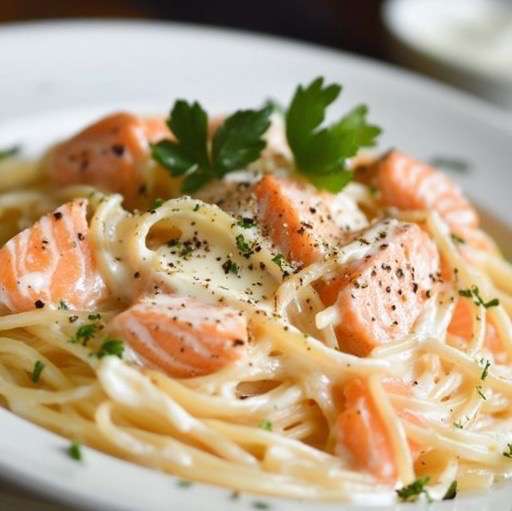 125 XO醬煙三文魚蟹籽意粉