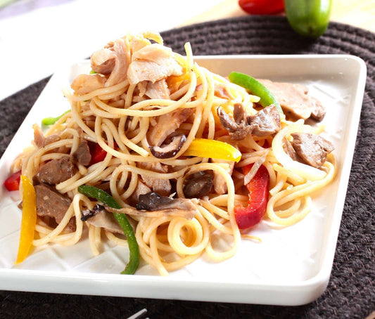 129 米蘭蒜香香辣雞肉鮮菌意粉